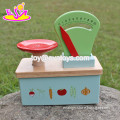 New design children pretend play funny wooden scales toy W10D148